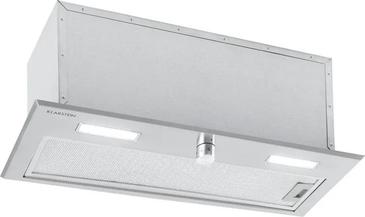 Klarstein Simplica, hotă, încorporat, 70 cm, extracție aerului: 440 m³ / h, LED, oțel inoxidabil