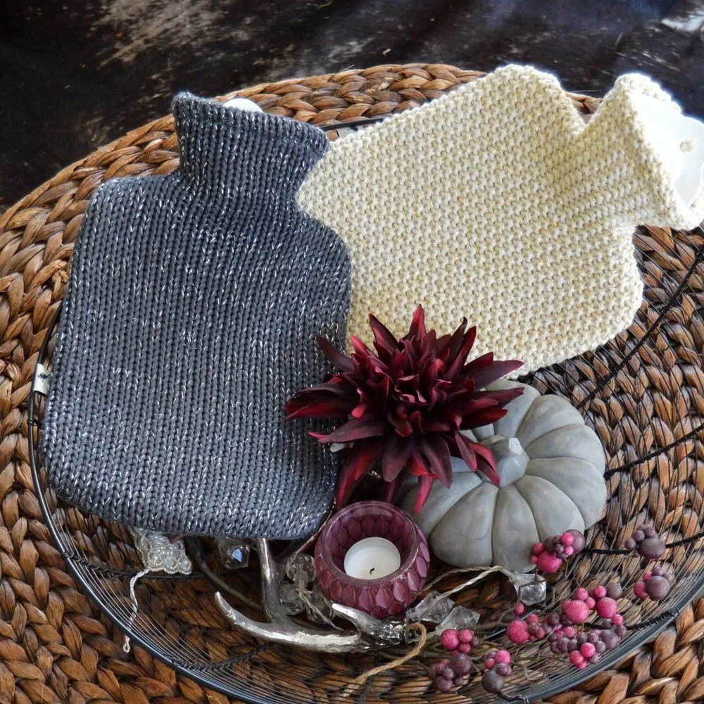 Termofor cu înveliș tricotat Classic - Hugo Frosch