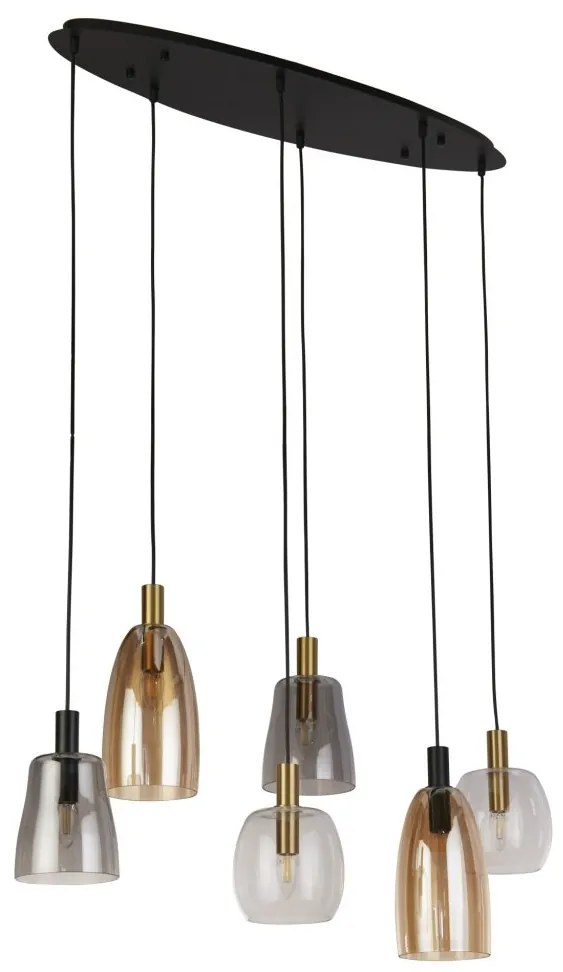 Lustra cu 6 pendule design modern Divine