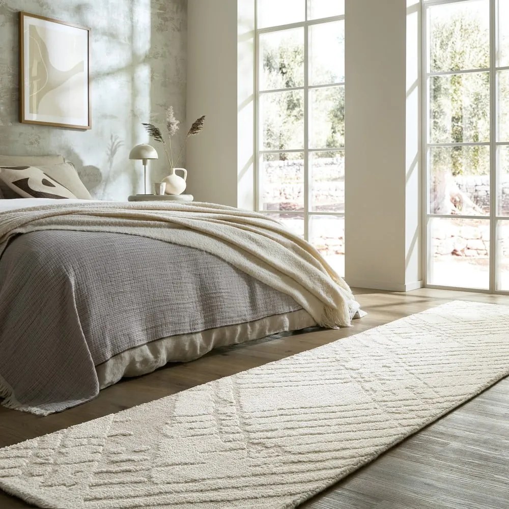 Covor tip traversă crem 80x300 cm Remy – Flair Rugs