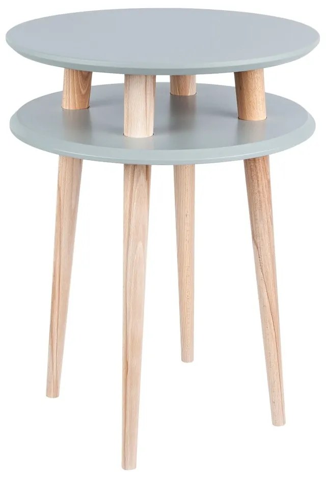 Măsuță auxiliară Ragaba UFO, Ø 45 cm, gri închis