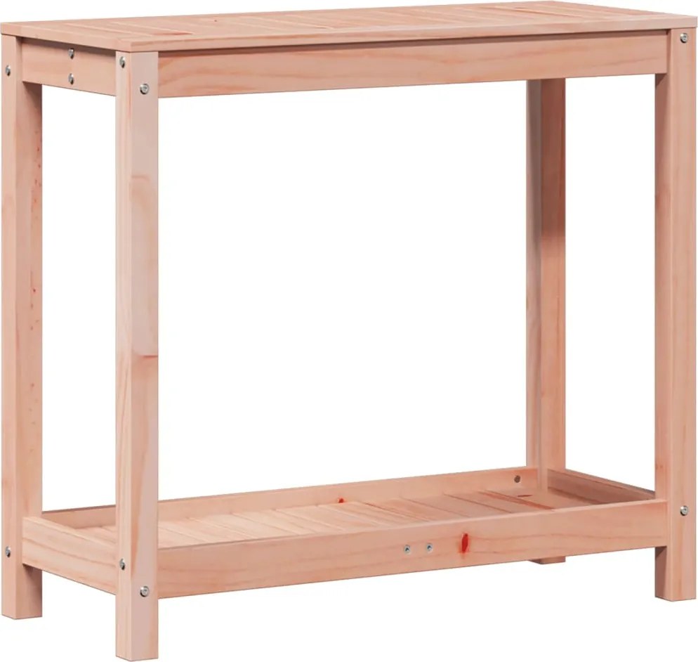 vidaXL Masă de plantare cu raft, 82,5x35x75 cm, lemn masiv de pin