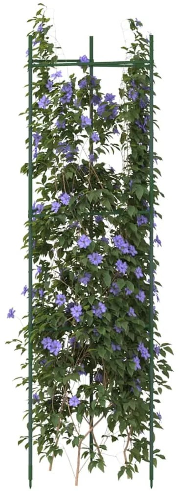 vidaXL Suport pentru roșii, 2 buc., 116 cm, oțel și PP