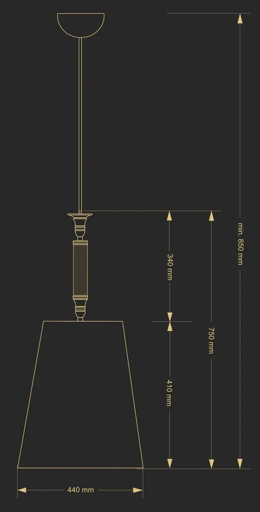 Pendul, Lustra eleganta design clasic NAPOLI