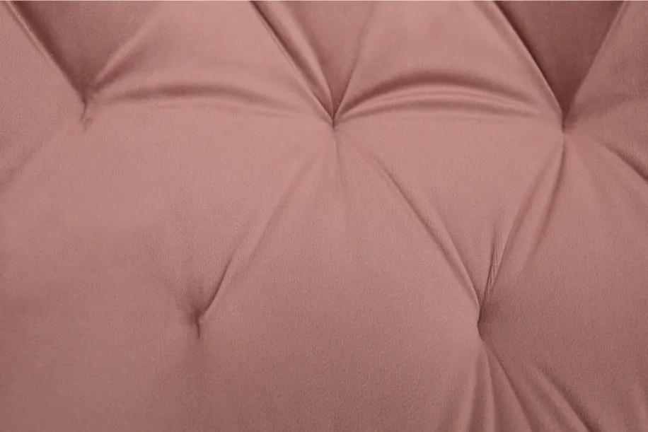 Fotoliu de design, material textil Velvet roz, FEDRIS