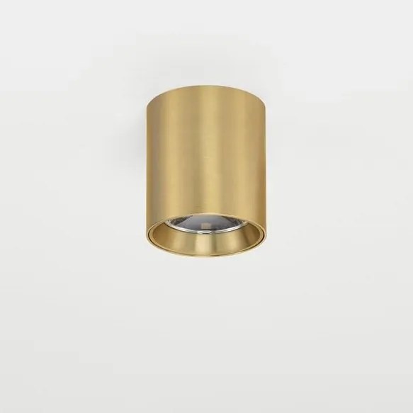 Spot aplicat LED design tehnic IRIS auriu mat