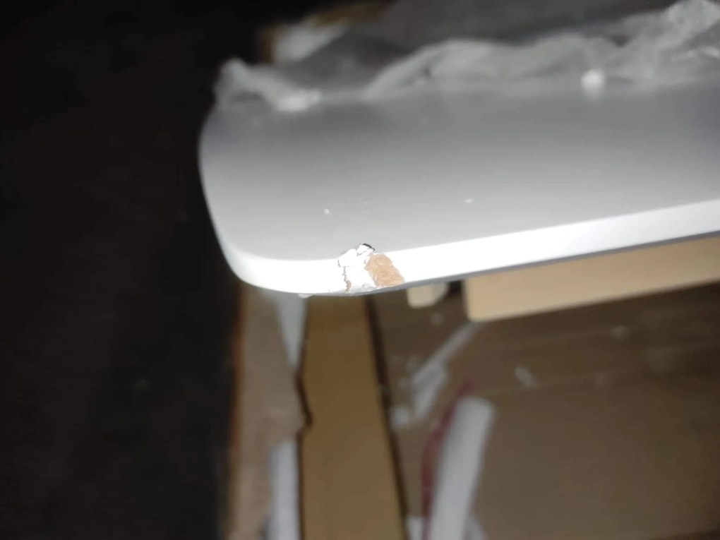 OFERTA Masa de bucatarie alba COMBO 120X75 clasa a II-a