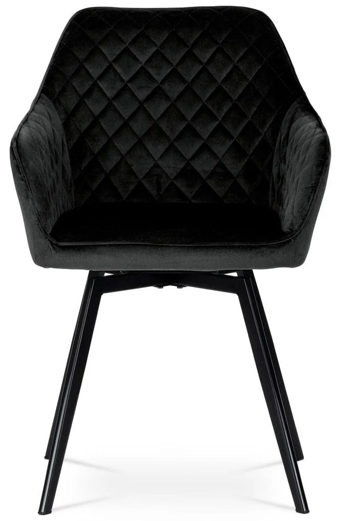 Scaun sufragerie Danarra-425-BK4 (negru). 1120437
