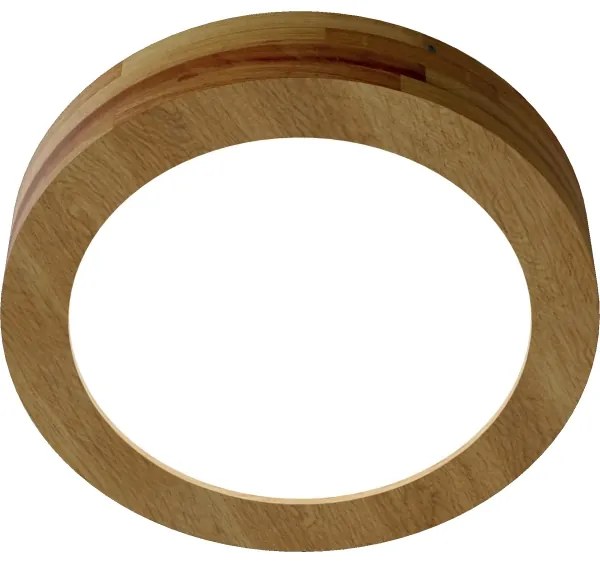 Plafonieră LED RONDO LED/24W/230V d. 30 cm stejar APLED