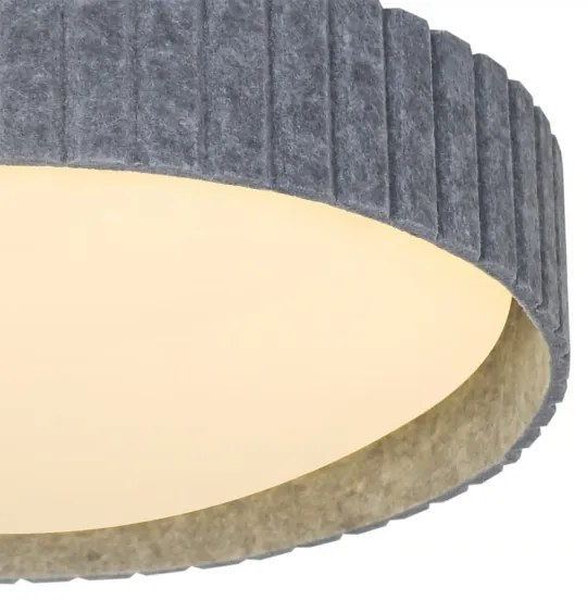 Nordlux - Plafonieră CORATO, 3x E14/15W/230V, Ø 42 cm, gri