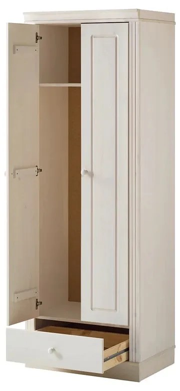 Șifonier alb din lemn de pin 65x180 cm Anita – Støraa