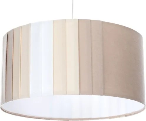 Lustră pe cablu STRIPES, 1xE27/60W/230V, Ø 60 cm, bej