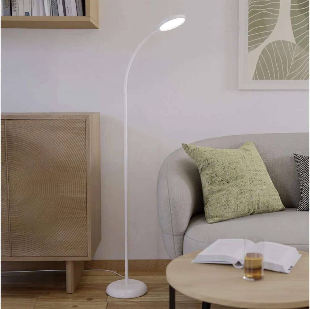 Eglo 902179 - Lampă de podea LAURO LED, dimabilă, 5,5W, 230V, 2700/4000/6500K, albă