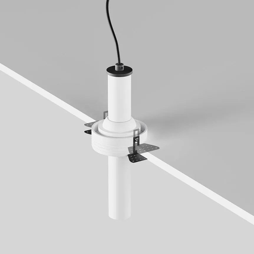 Spot LED incastrabil rotativ retractabil Focus T alb