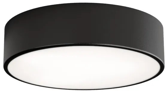 Plafonieră cu senzor CLARE 2xE27/24W/230V d. 30 cm negru Brilagi