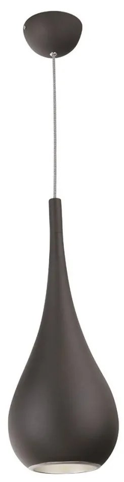 Pendul stil modern diam.20cm DROP negru