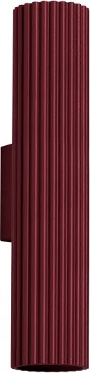 Brilagi - Aplică de perete LED CRESTO 2xGU10/10W/230V 30 cm bordo
