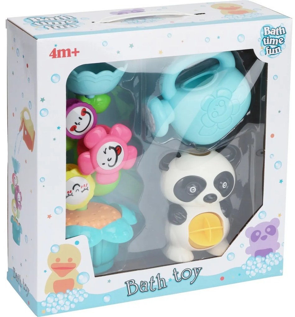Set de jucării de baie Panda, de la 4 luni