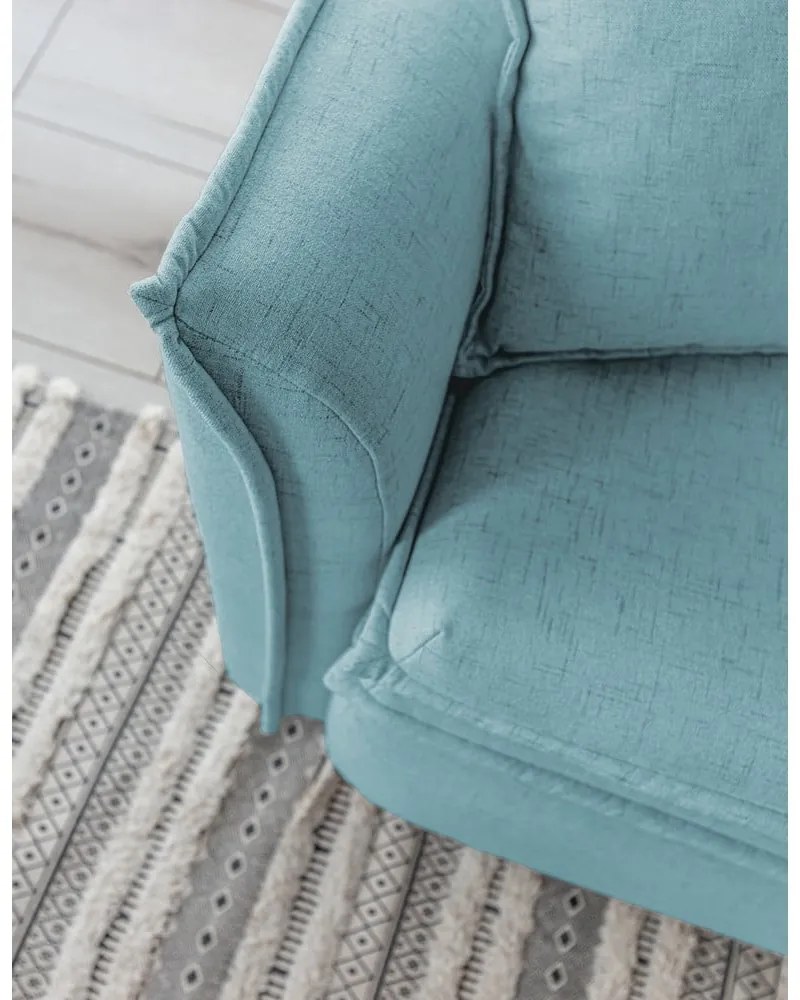 Canapea extensibilă Miuform Charming Charlie, albastru deschis