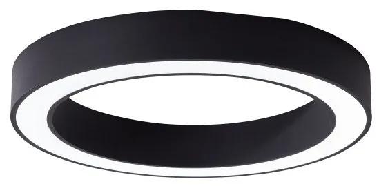 Lustra LED aplicata design slim circular MARCO TOP 40 3000K BK