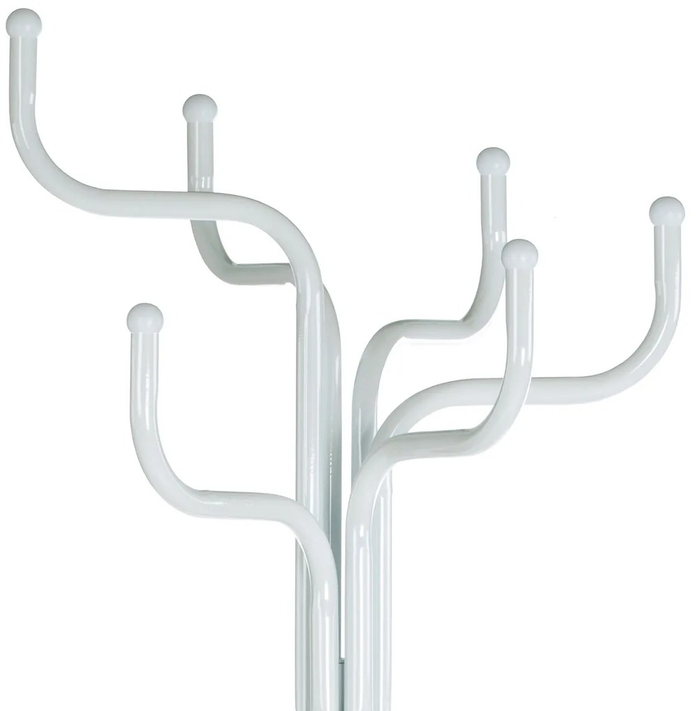 Cuier metalic Peg alb, 188 cm