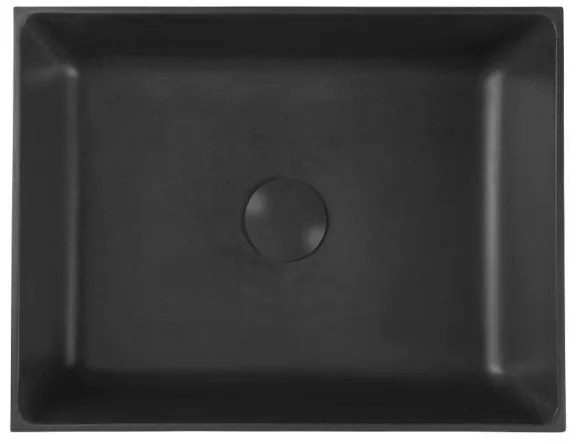 Sapho - Lavoar pentru blat FORMIGO 47,5 x 36,5 cm beton/negru
