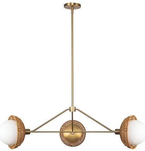 Alora Mood ALM-PERTH3-GD - Lustra PERTH pe tijă 3xE14/40W/230V auriu