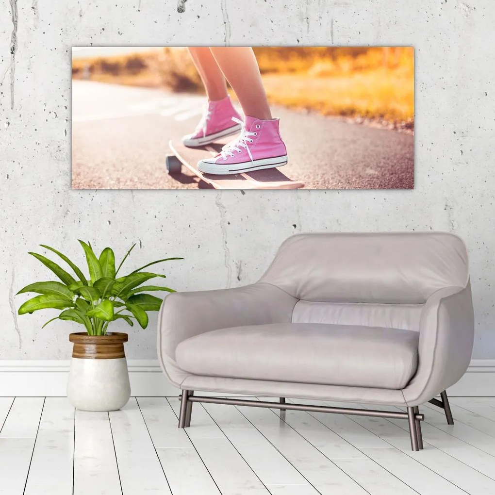 Tablou cu scateboard (120x50 cm)