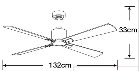 Ventilator de tavan Lucci Air 210520 AIRFUSION CLIMATE lemn/crom mat + telecomandă