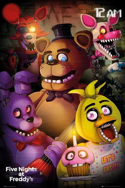 Poster Five Nights At Freddys - 12 AM, (61 x 91.5 cm)