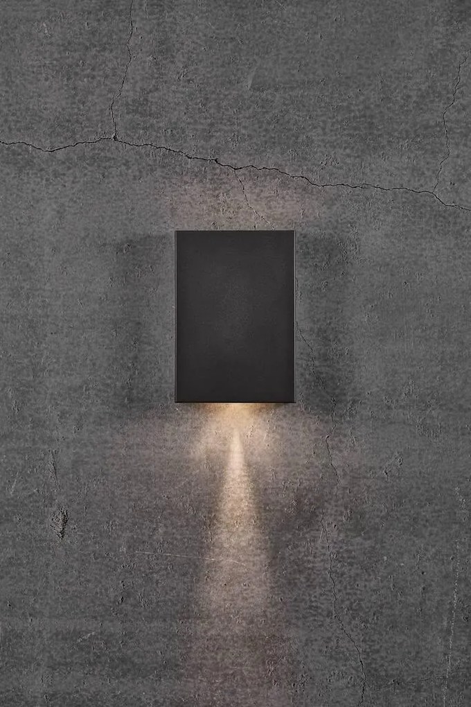 Aplica LED exterior cu iluminat up/down IP54 Fold 15 negru 2019051003 NL