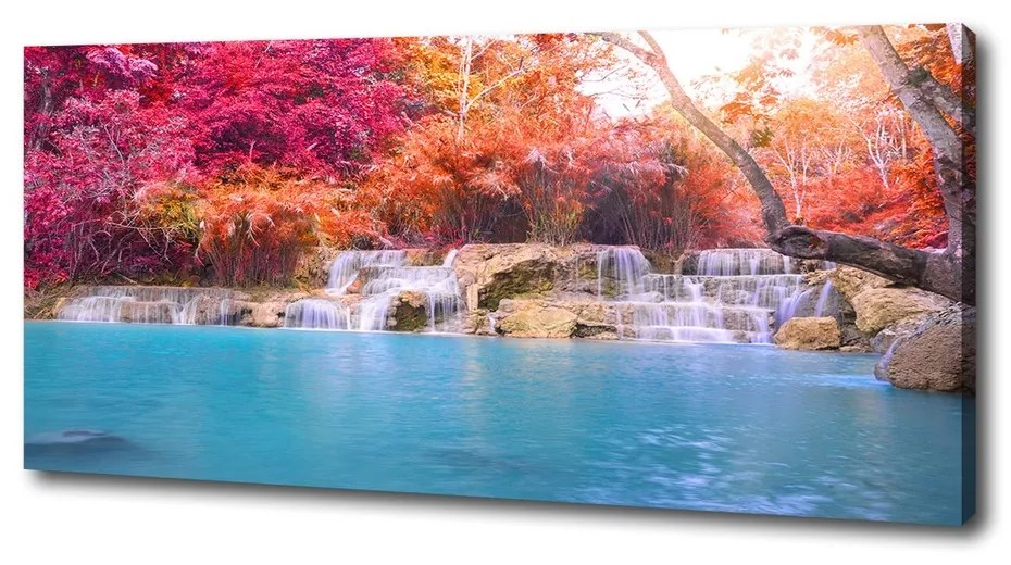 Print pe pânză Cascada din pădure