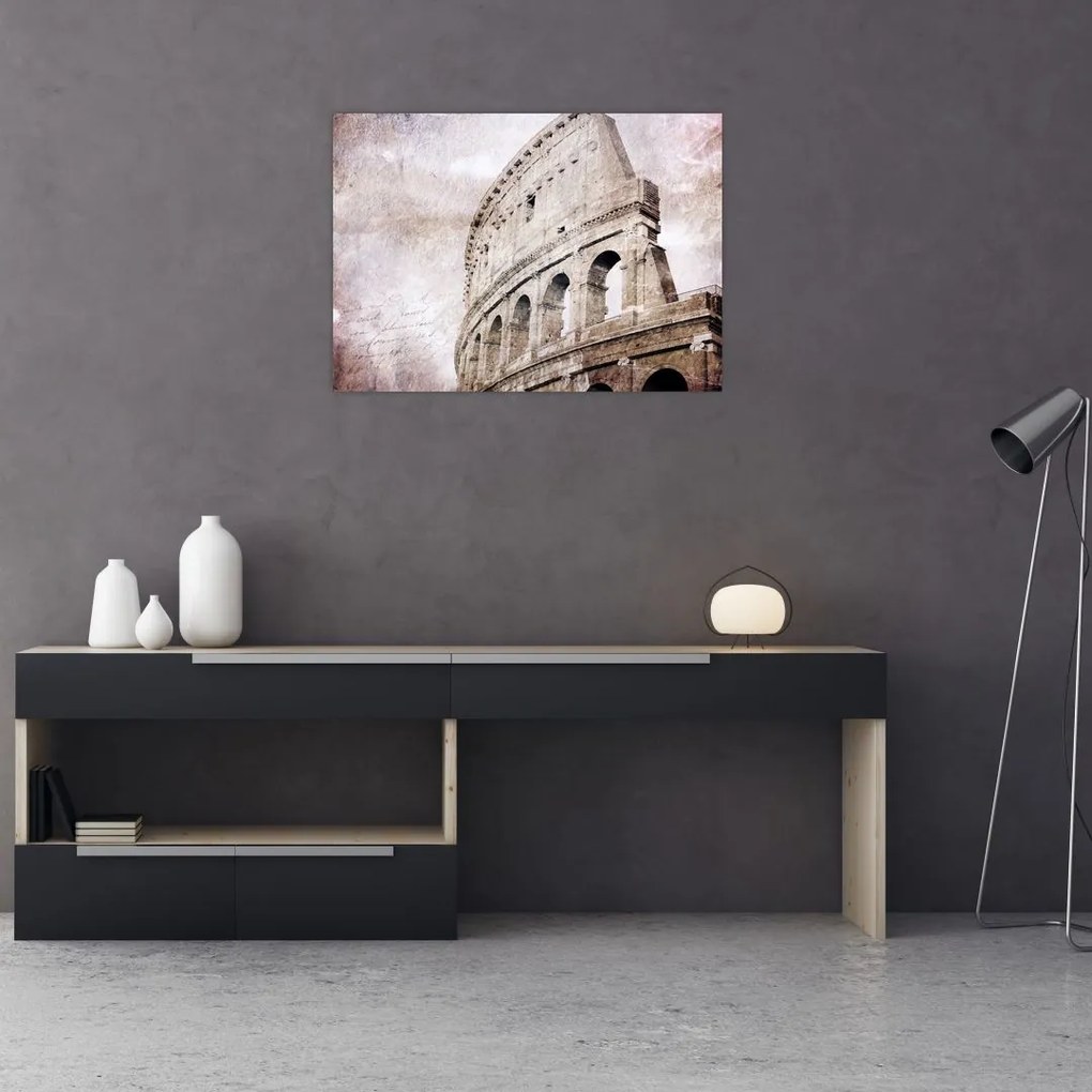 Tablou pe sticlă - Colosseum, Roma, Italia (70x50 cm)