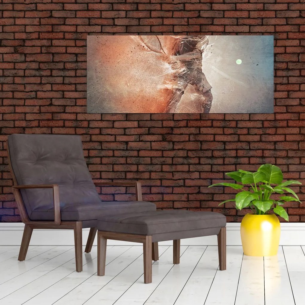 Tablou - Jucător de tenis (120x50 cm)