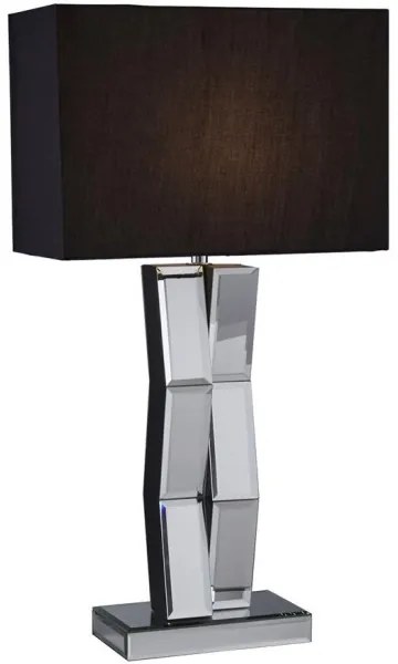 Searchlight EU5110BK - Lampă de masă MIRROR 1xE27/60W/230V