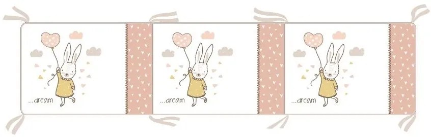 Aparatoare laterala KikkaBoo 210 cm Rabbits in Love