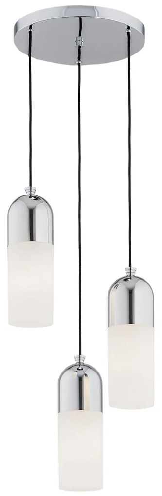 Lustra cu 3 Pendule design modern BURGOS crom