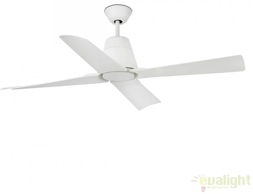 Ventilator de tavan cu telecomanda de exterior IP44 design modern TYPHOON alb