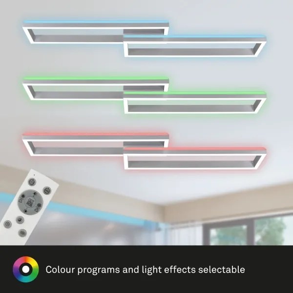 Lustră LED RGBW dimabilă aplicată FRAME 2xLED/21W/230V 2700-6500K Brilo + telecomandă