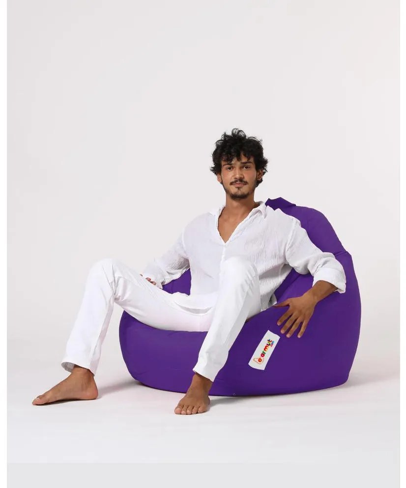 Fotoliu puf Parumleo XXL (violet). 1101741