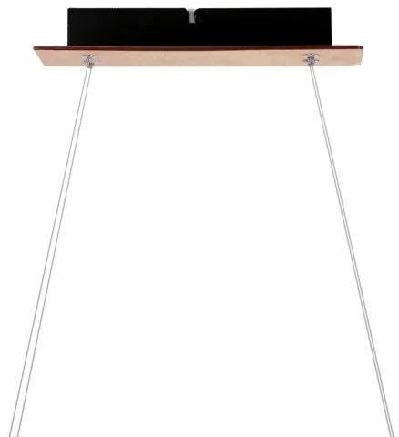 Candelabru LED SENTO suspendat pe cablu, 19W/230V, lemn