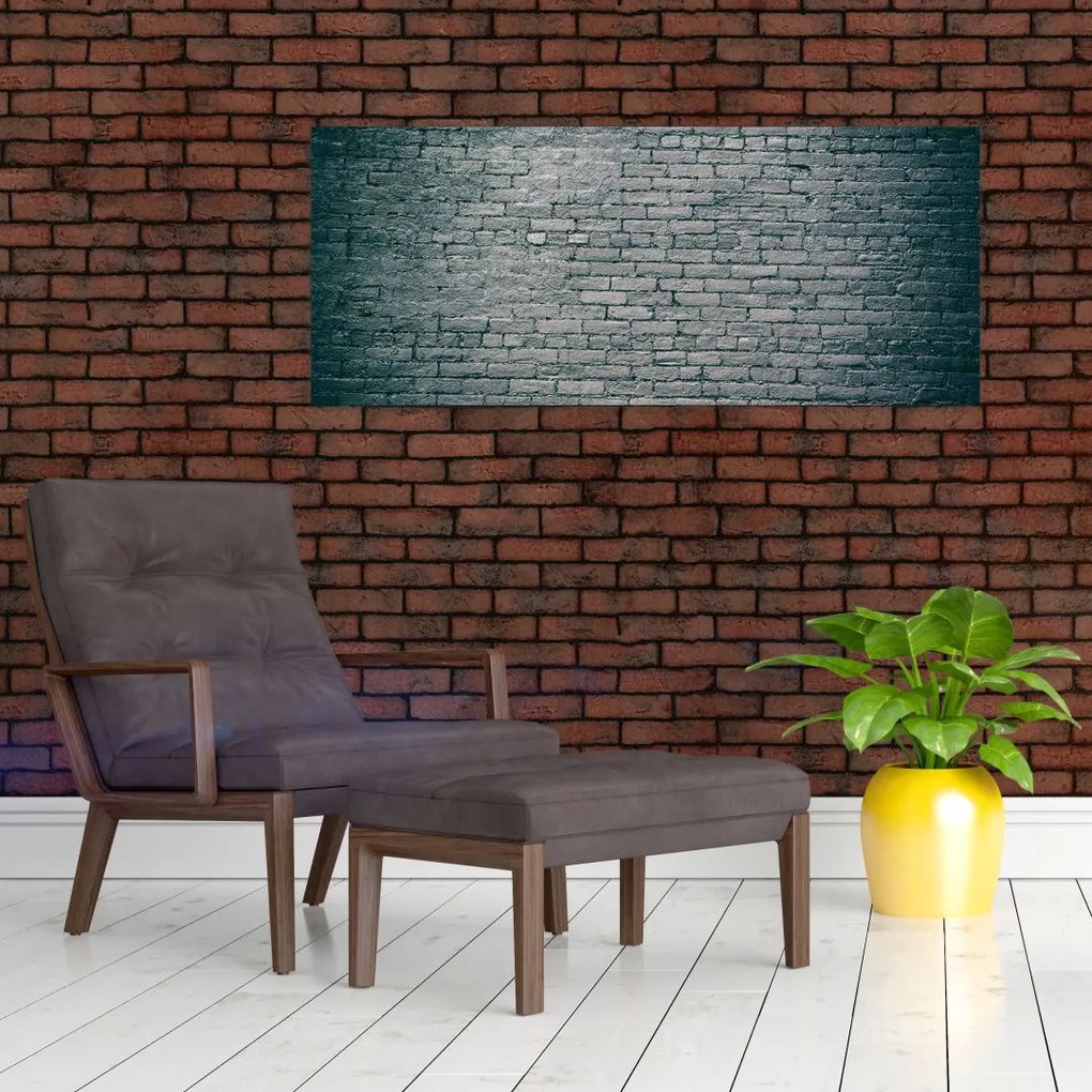 Tabloul cu perete din cărămidă (120x50 cm)
