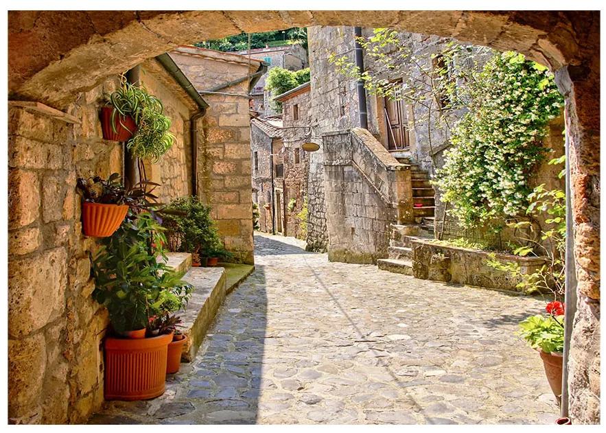 Fototapet - Provincial alley in Tuscany
