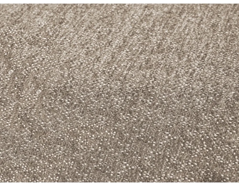 Colțar taupe extensibil/cu spațiu de depozitare cu tapițerie din chenille (cu colț pe partea stângă/în formă de ”L”) Everest – Bobochic Paris