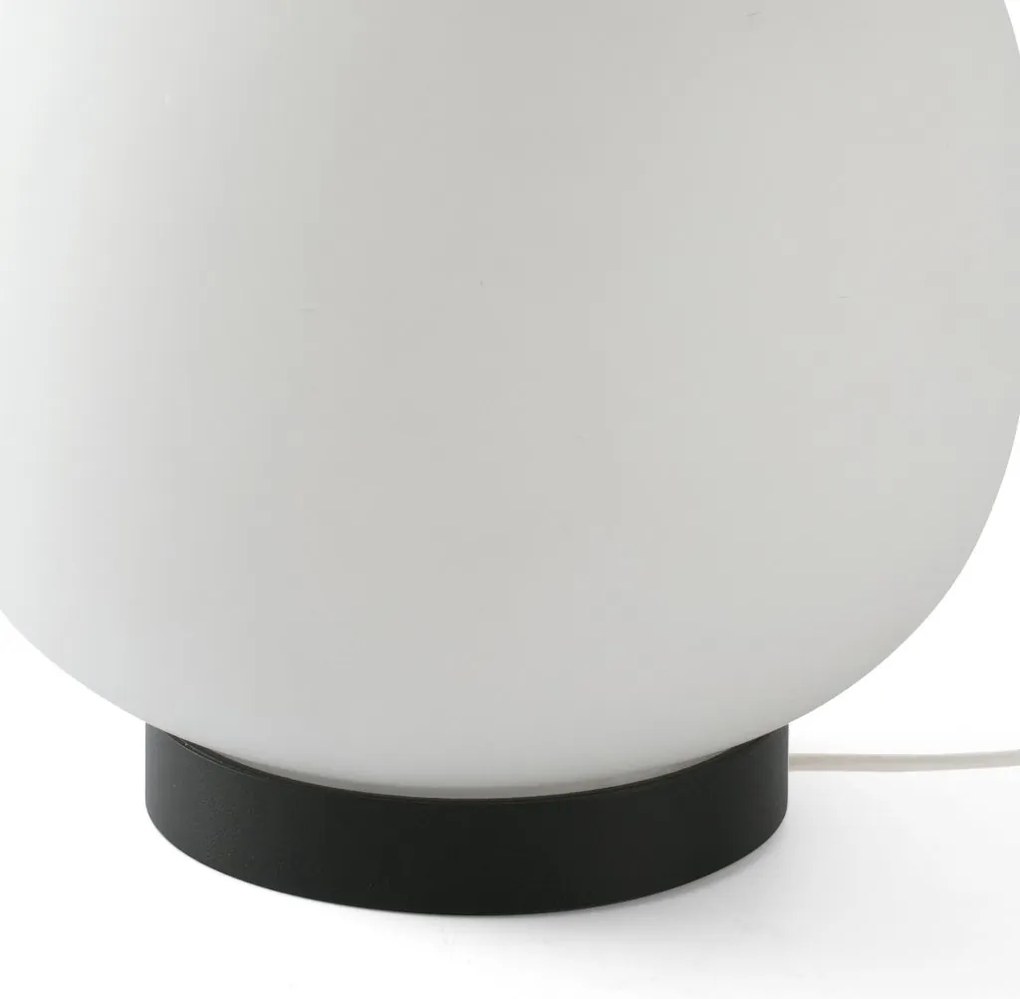 Veioza/Lampa de masa stil minimalist AMELIA negru, alb