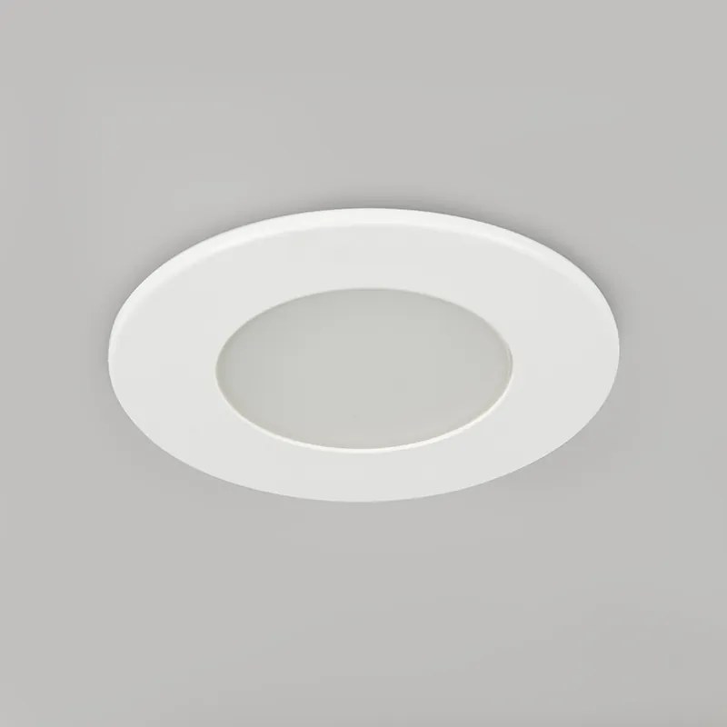 Set de 3 spoturi incastrate pentru baie rotunde LED 5W alb impermeabile - Blanca