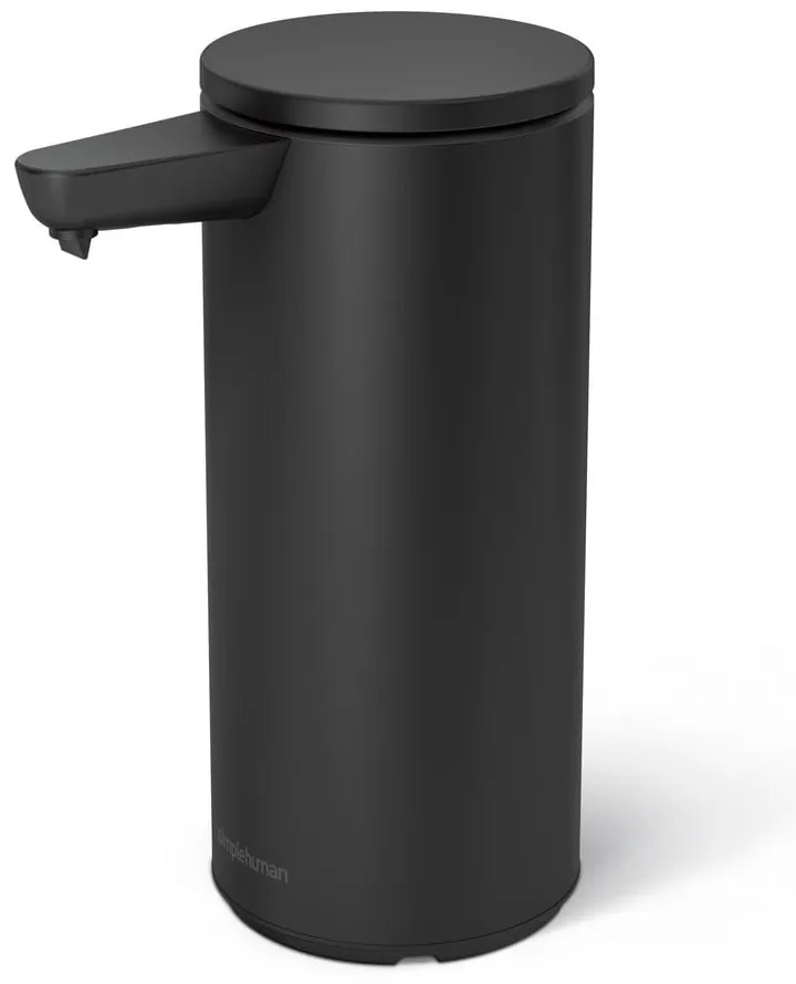 Dozator de săpun lichid negru automat din oțel 266 ml – simplehuman