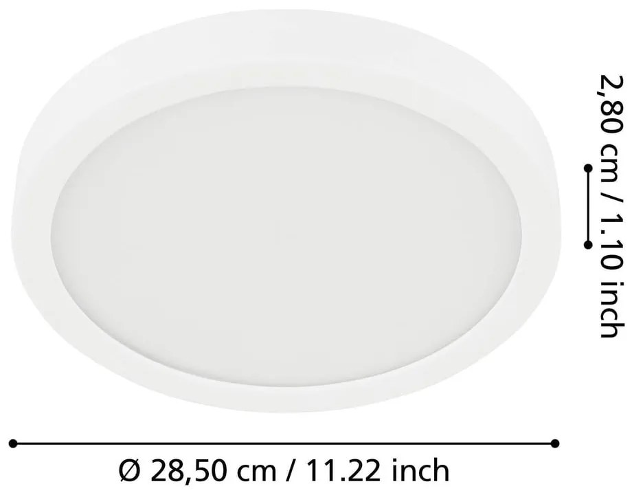 Plafonieră albă LED FUEVA 5 – EGLO