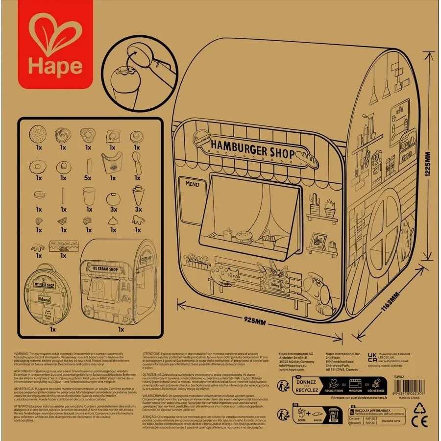 Hape Standuri pentru vânzători ambulanți