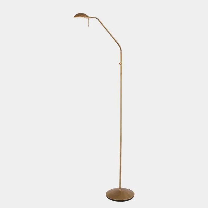 Lampadar Mexlite VI, metal, auriu, 24 x 180 x 70 cm